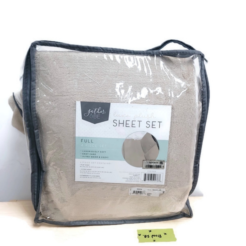 Juther & BE Luxe Plush Sheet Set